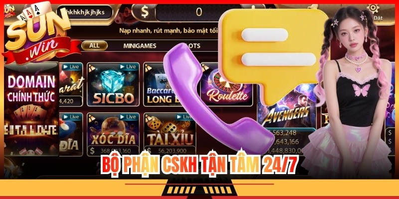 Bộ phận CSKH tận tâm 24/7